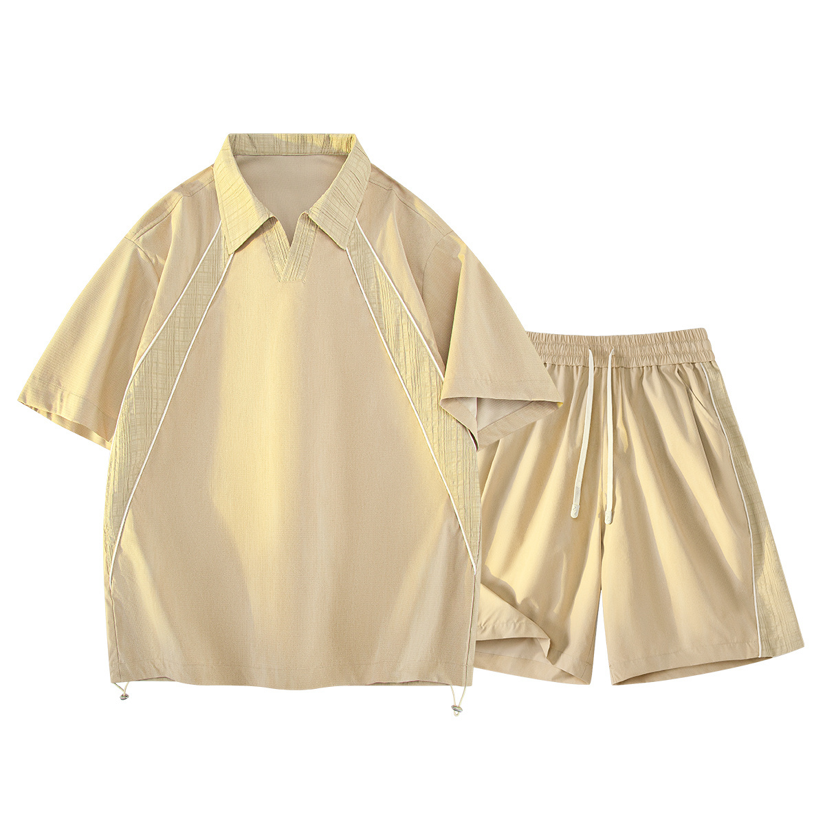 Outdoor Sports Leisure - Letni męski sportowy komplet polo z
