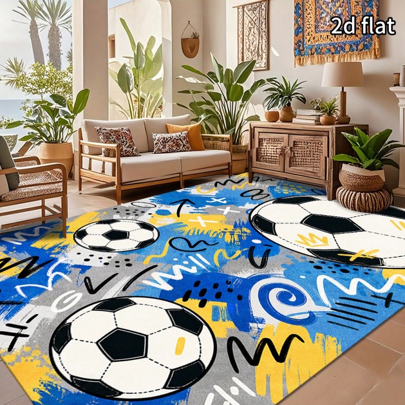 Kolorowy dywan z motywem graff – Outdoor Sport Background recenzja i cena