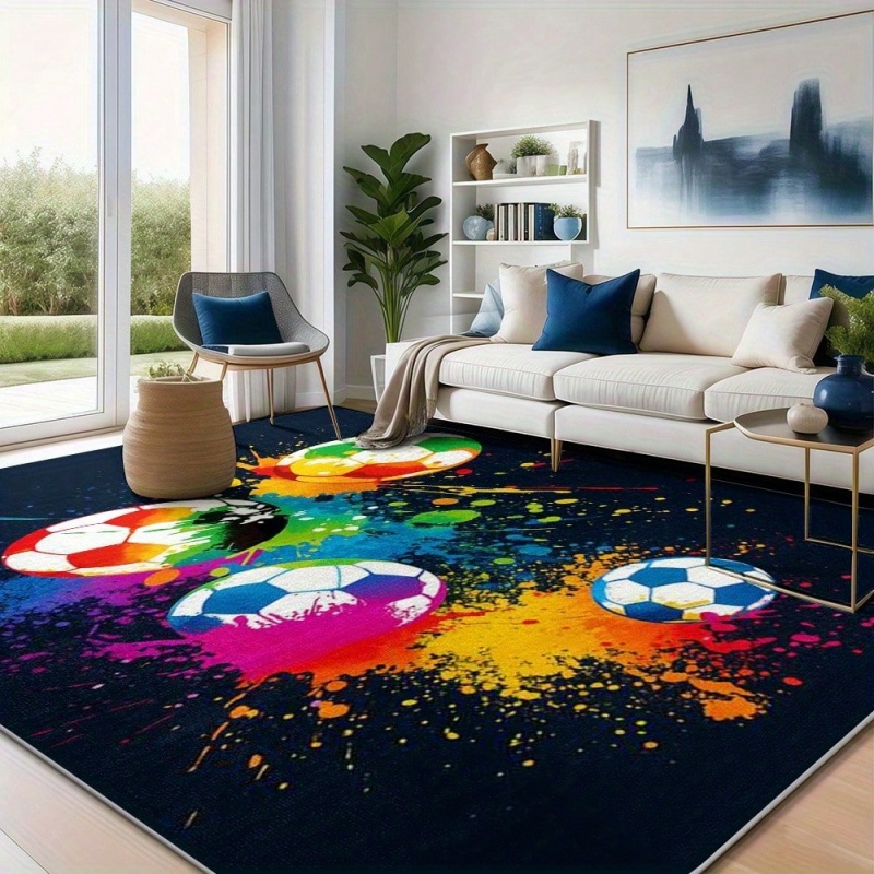 Kolorowy dywan z motywem graff – Outdoor Sport Background recenzja i cena